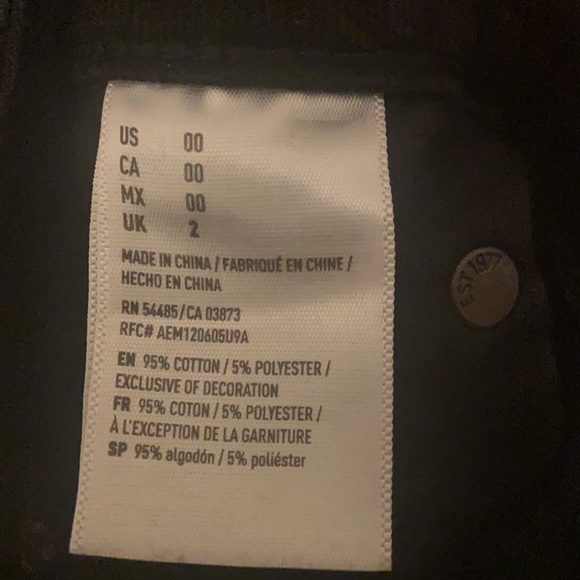 Black denim skirt - Picture 2 of 2